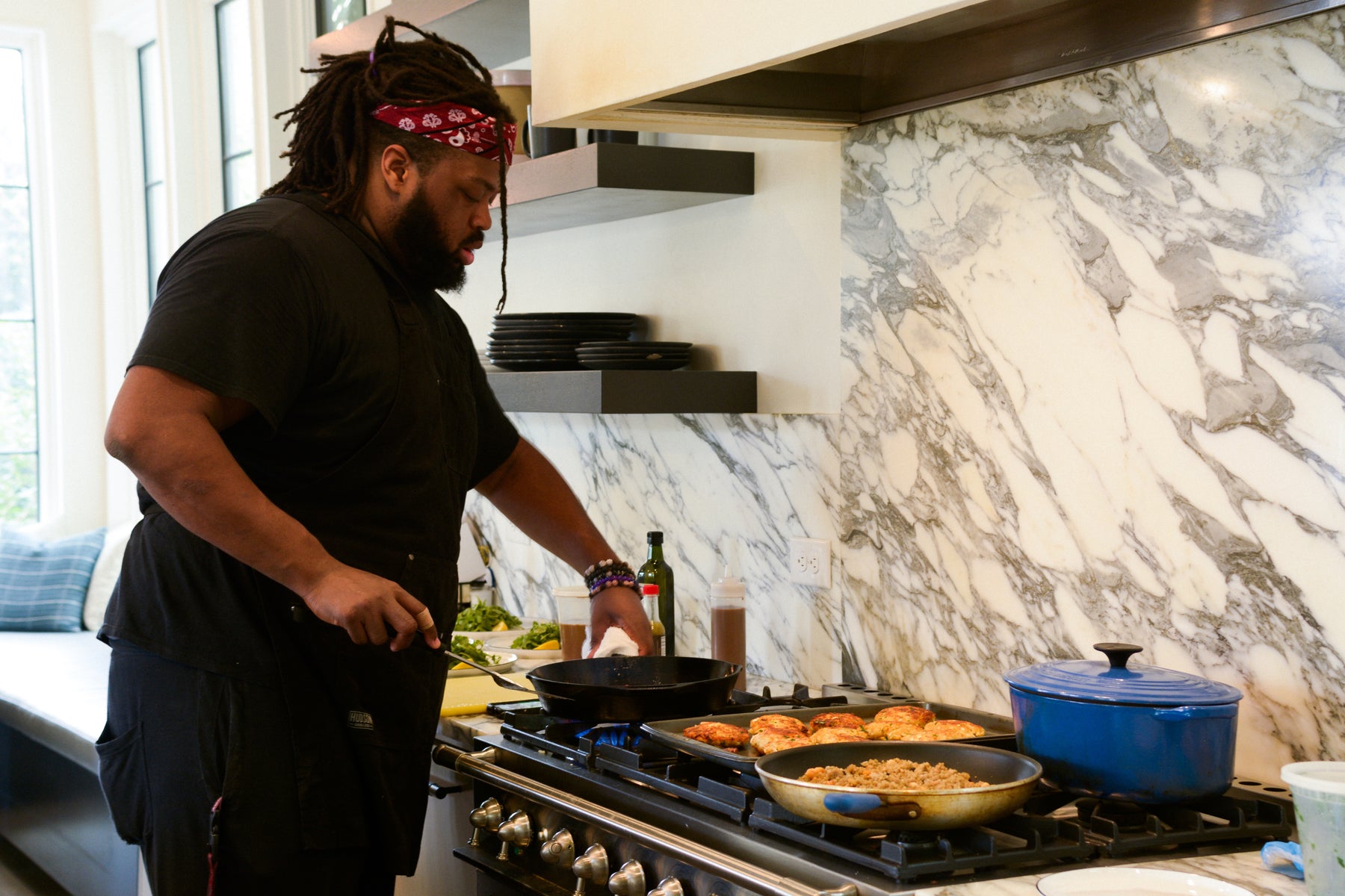 Chef Rodney Gray's Crab Cakes with Claioli