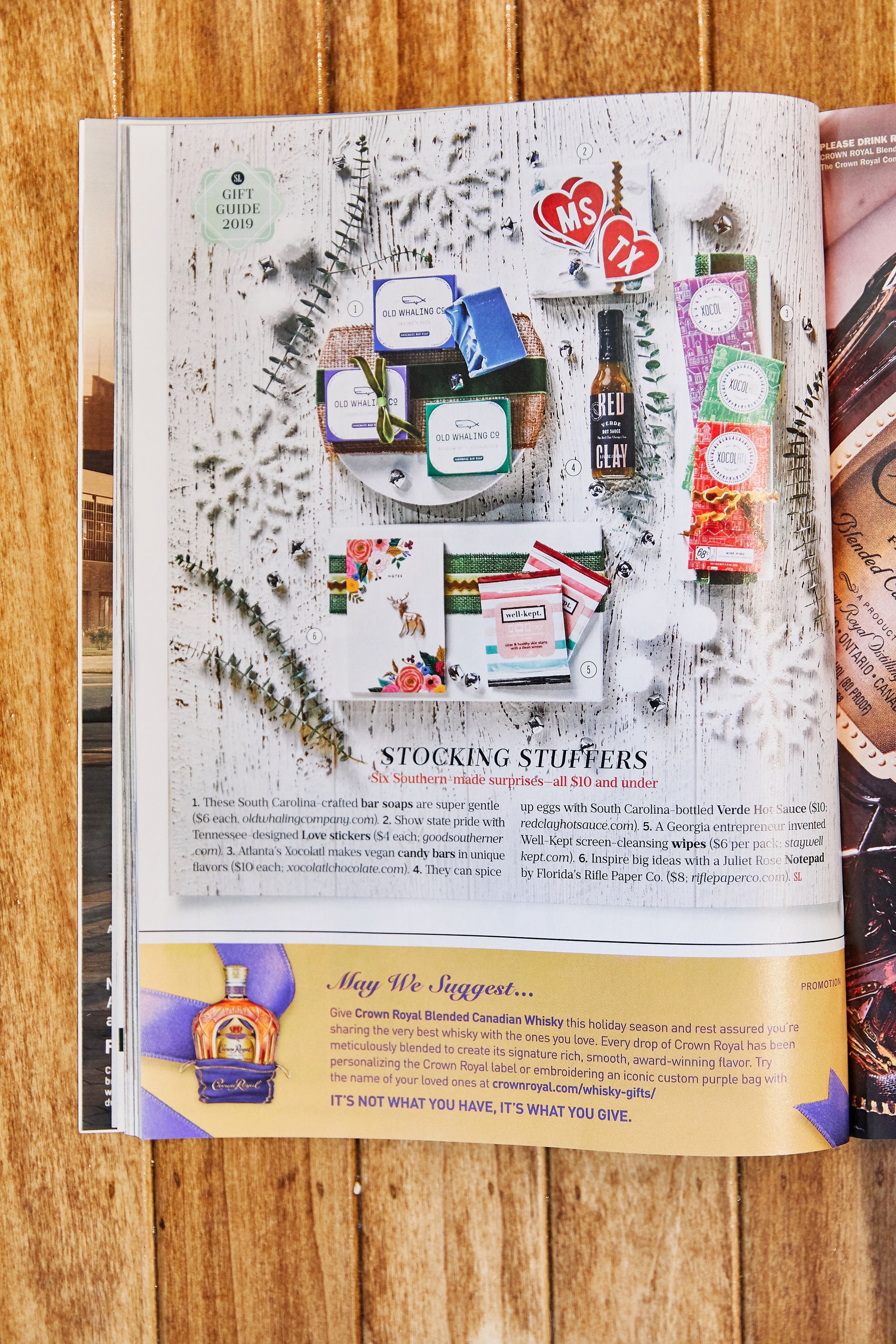 Red Clay in Southern Living Gift Guide 2019