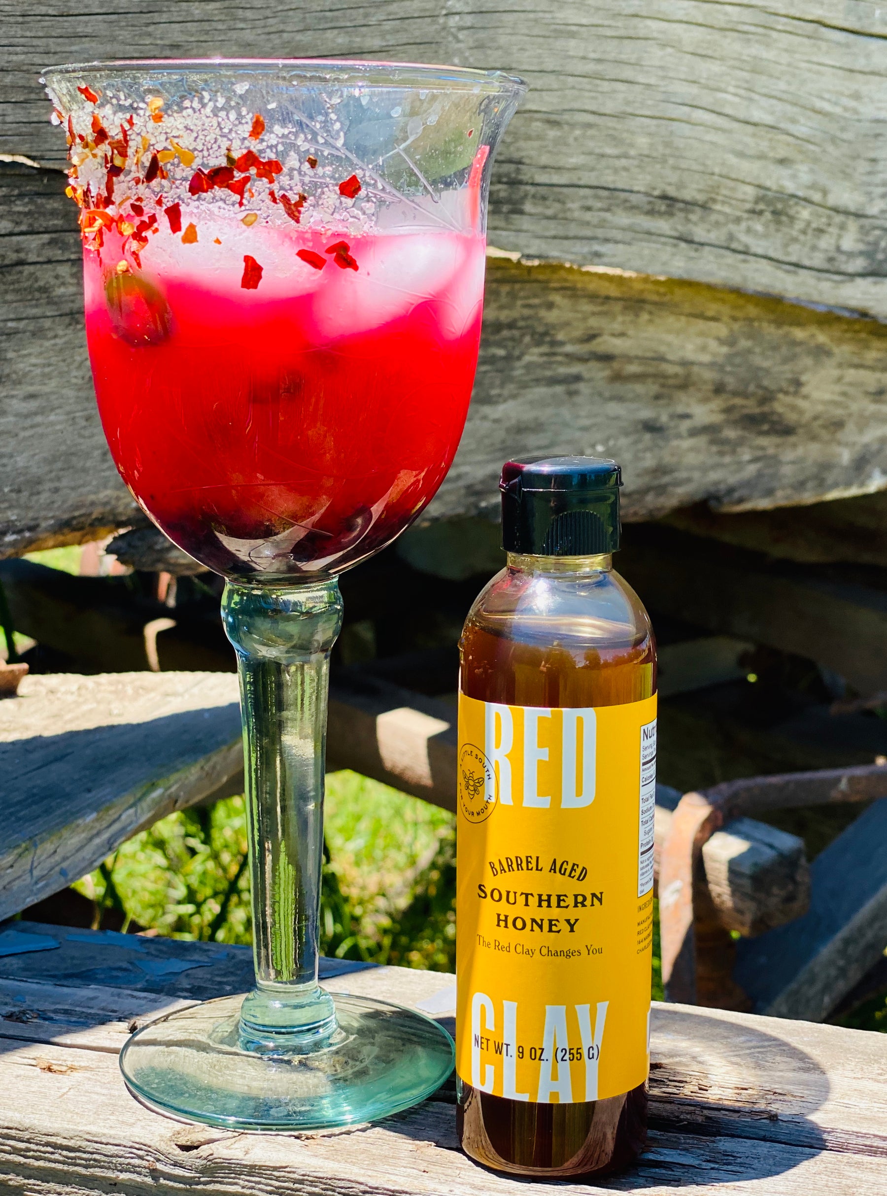 Lela Rose's Hot Honey Strawberry Margarita
