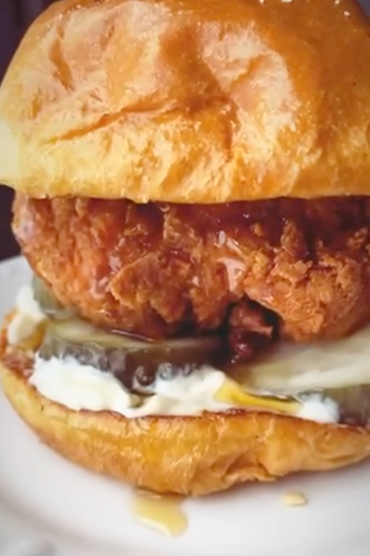 Red Clay Hot Chicken Sandwich