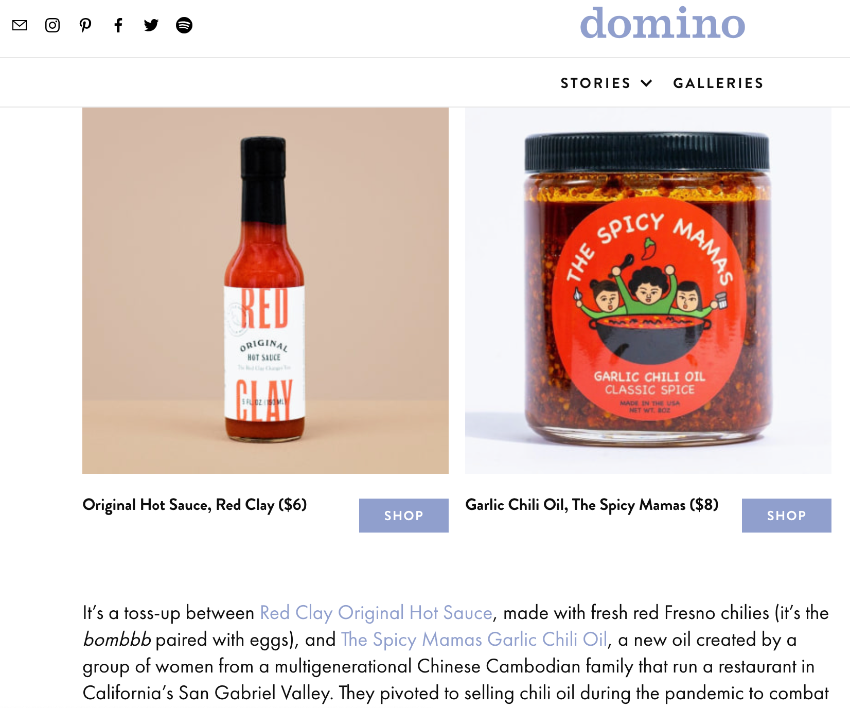 Molly Baz's Fave Condiment
