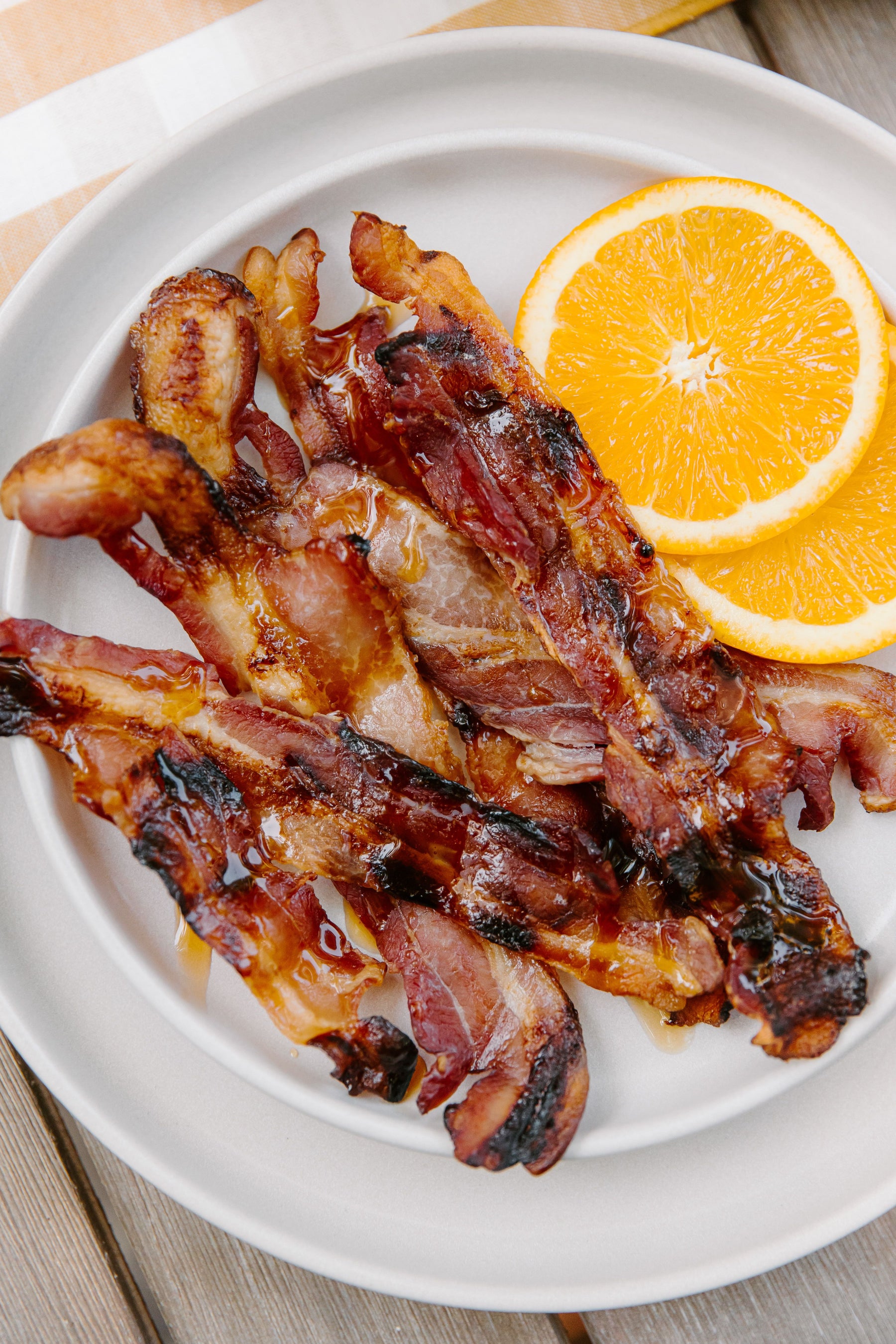 Hot Honey-Glazed Bacon