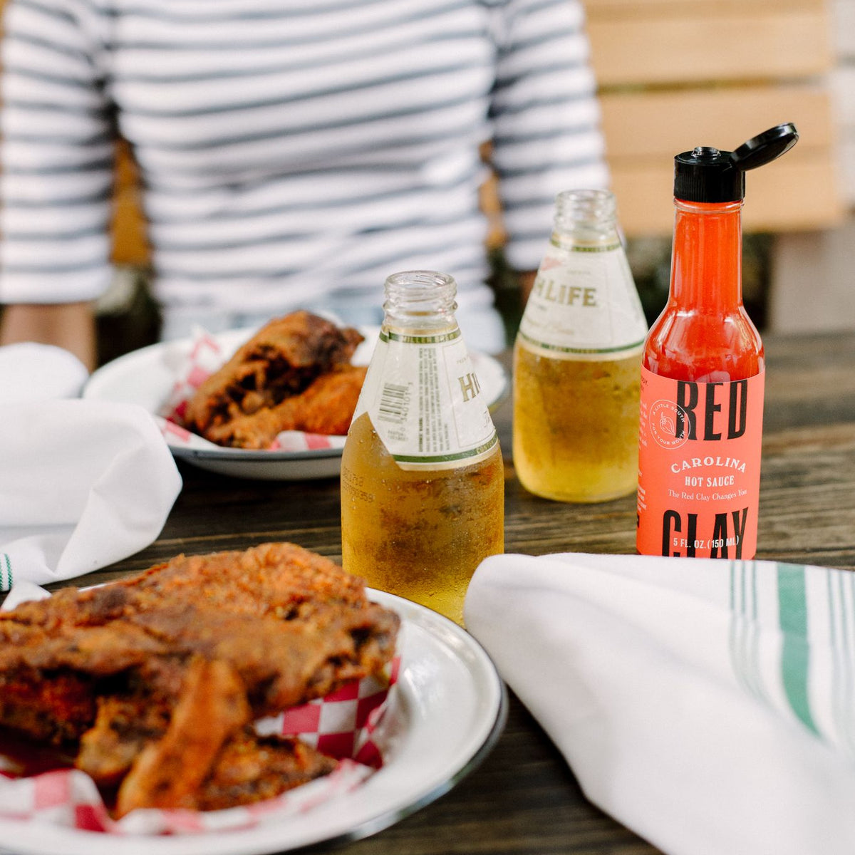Original and Carolina Hot Sauce