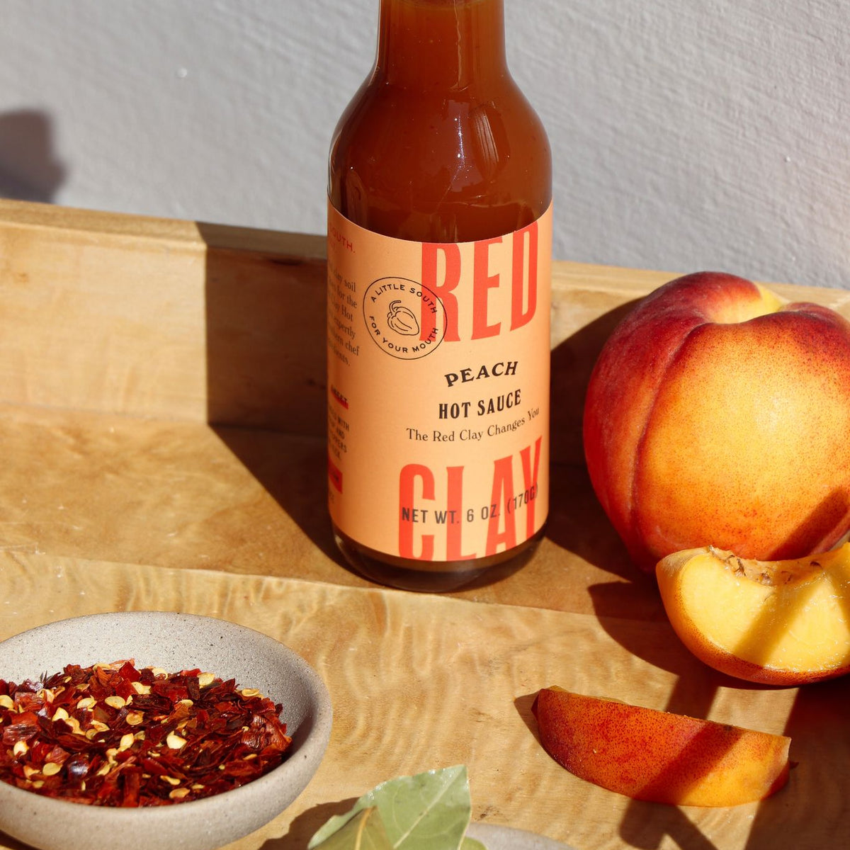 Sorghum + Peach Hot Sauce
