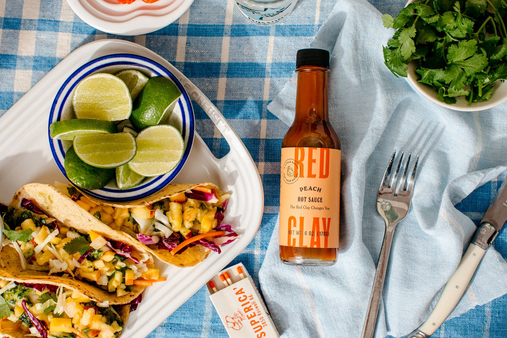Sorghum + Peach Hot Sauce
