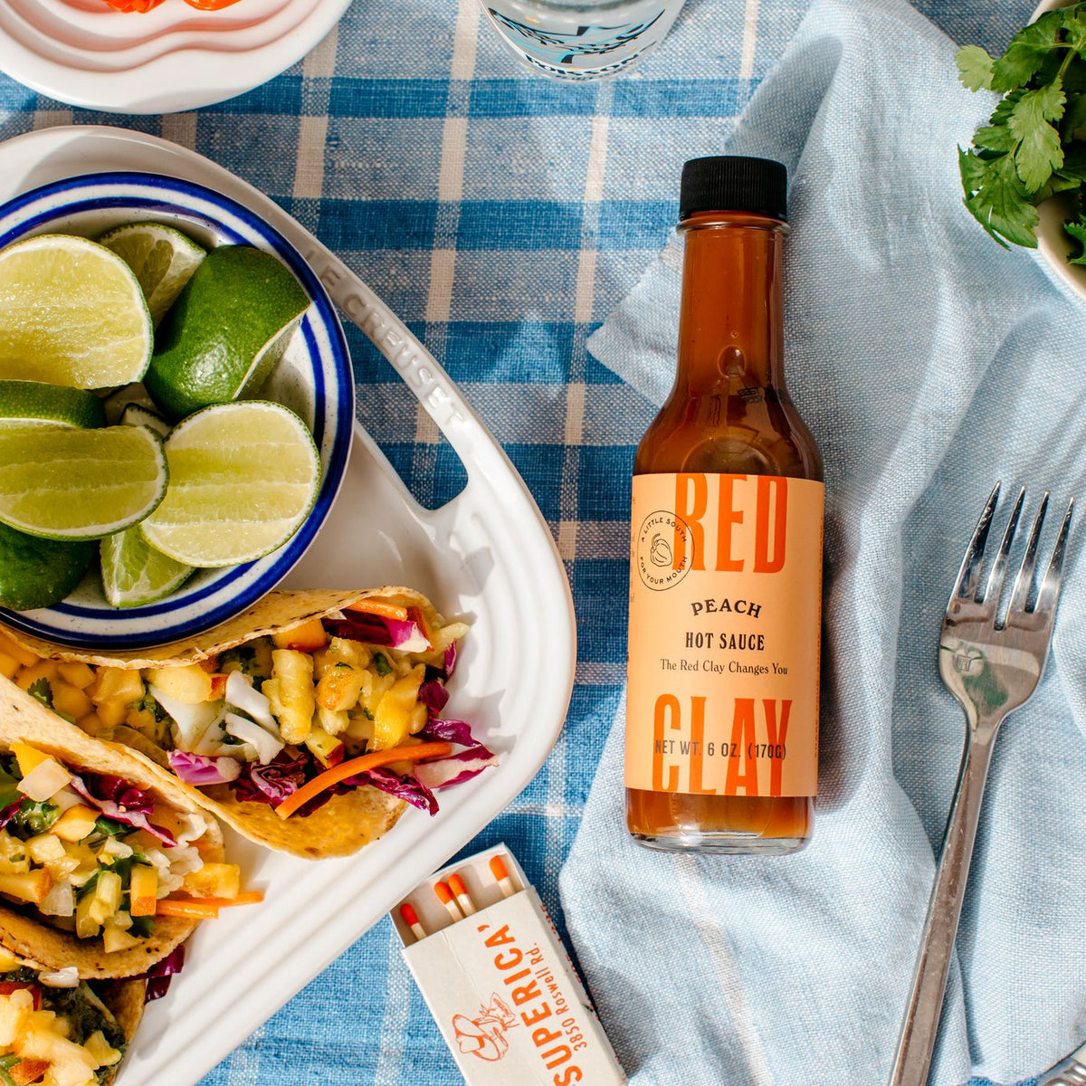 Sorghum + Peach Hot Sauce